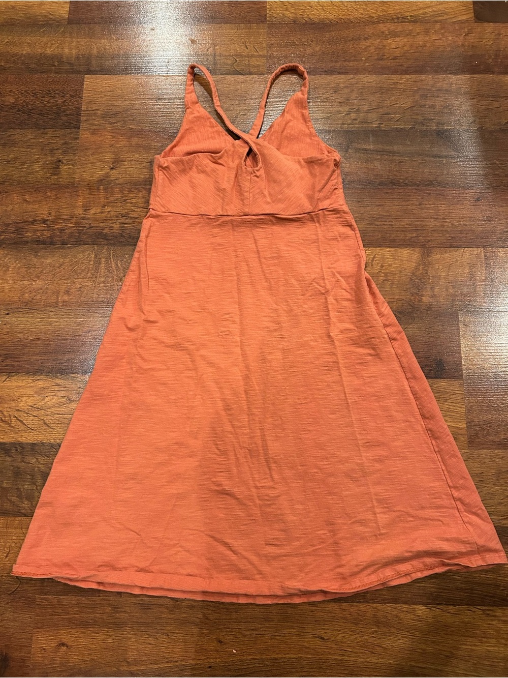 Patagonia Women's Amber Dawn Dress Orange Size XS Organic Cotton Strappy - Picture 5 of 6